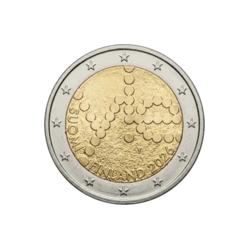 [PRE]Finlândia 2026 – Radiodifusão Finlandesa (Yleisradio)– 2€ Proof