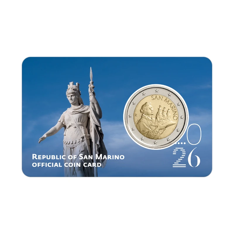 [PRE]San Marino 2026 – Estátua da Liberdade –2€ 