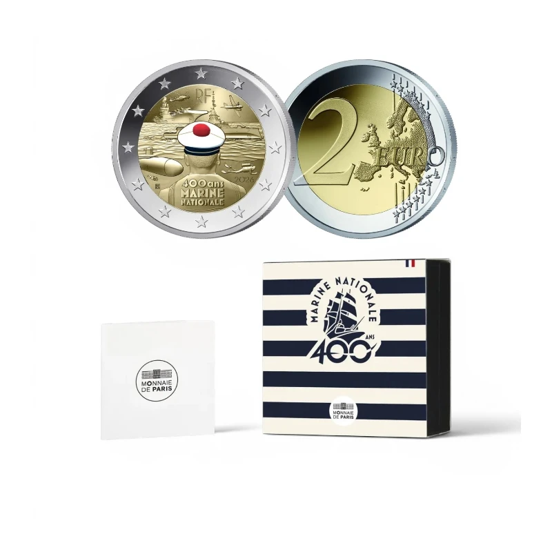 [PRE]Franca 2026 – Marinha Francesa – 2€ Proof