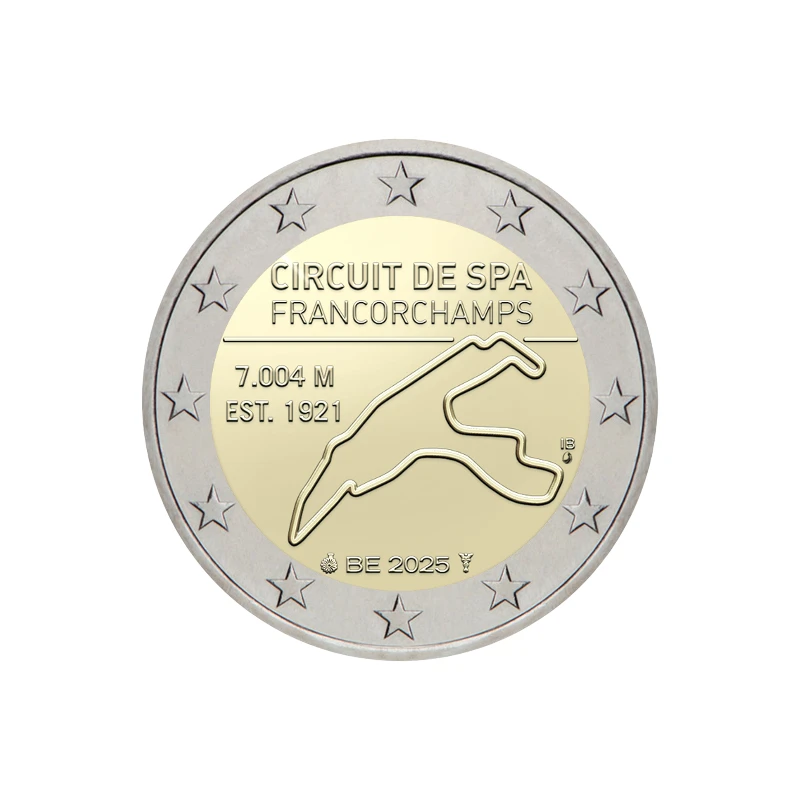 Bélgica 2025 – Circuito de Spa-Francorchamps  2€ CC754:977