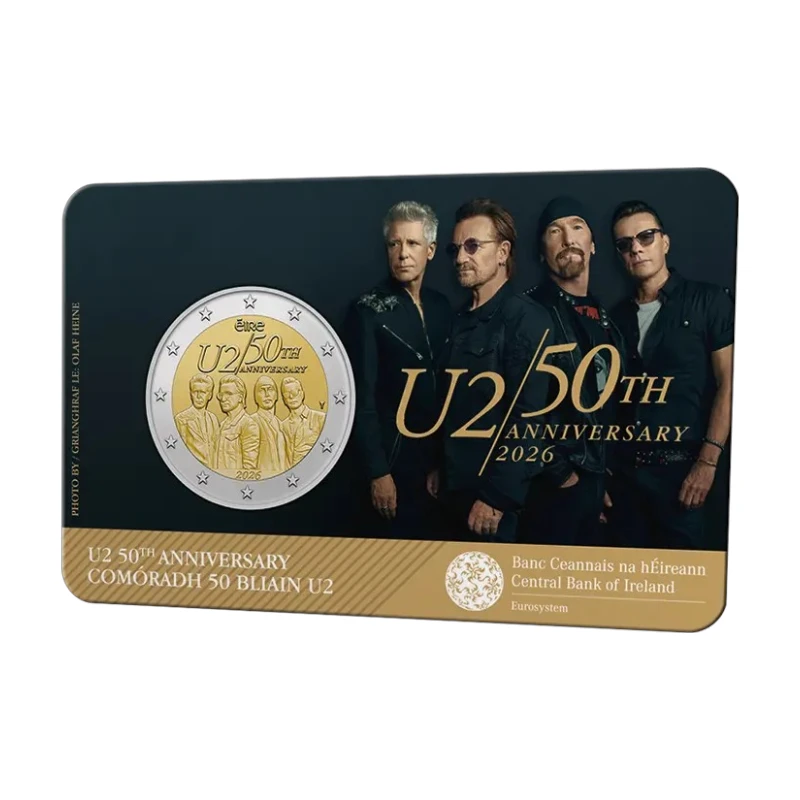 Irlanda 2026 – U2 – 2€ CC 