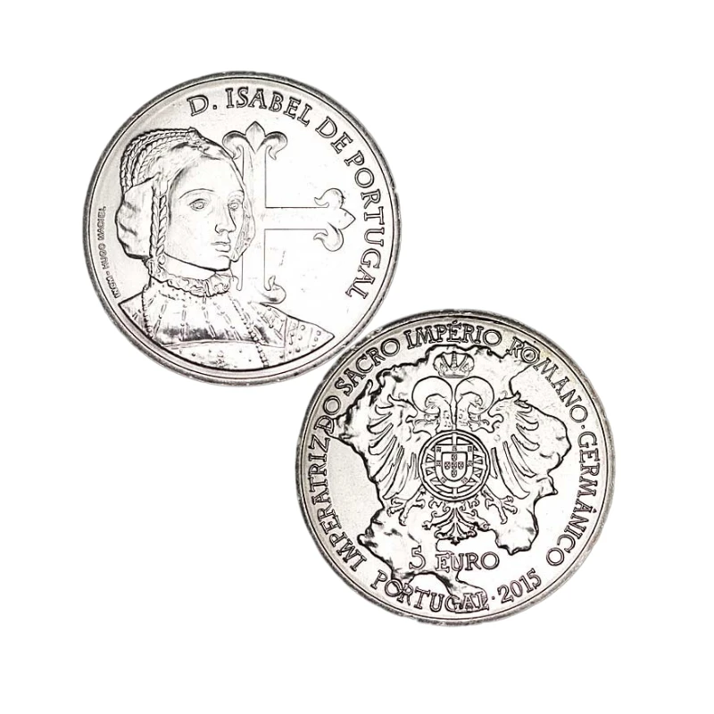Portugal 2015 – D. Isabel – 5€ UNC 