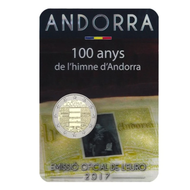 Andorra 2017 – Hino Nacional – 2€