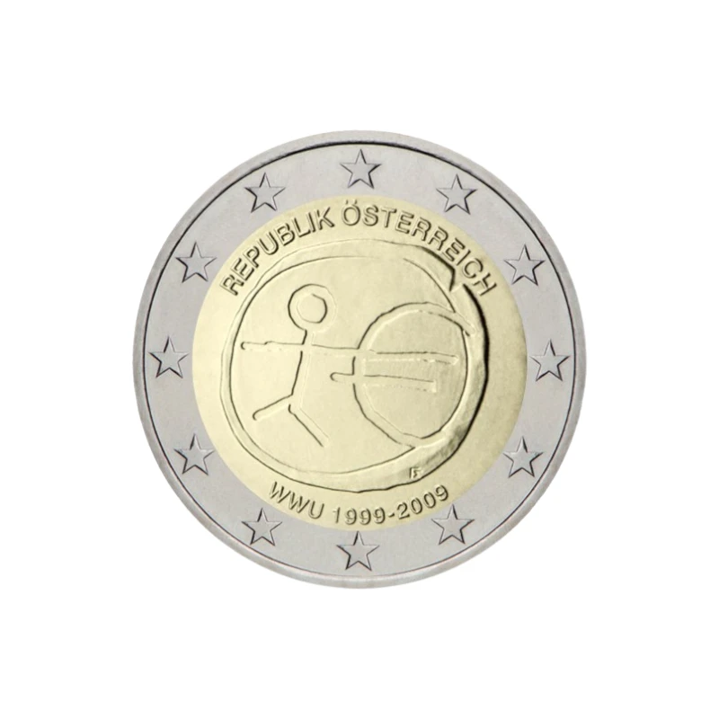 Áustria 2009 – EMU 2€ UNC